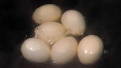 煮雞蛋時別只知道放清水，多家一樣，蛋殼好剝不沾皮，