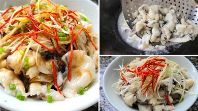蔥油魚片，廣東出了名的美食，老廚師教你做出來，簡單好吃