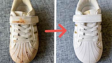 白鞋發黃變臟別用水洗，學會這幾個小竅門，讓你的鞋子越擦越白