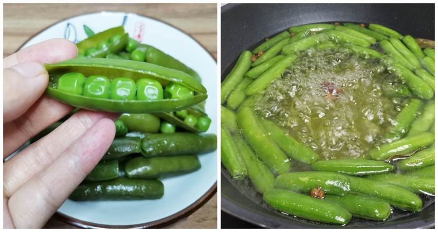 水煮豌豆如何鮮嫩翠綠，教你3個訣竅，翠綠鮮嫩，都是春天的顏色