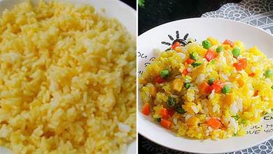 做蛋炒飯，雞蛋和米飯哪個先炒？教你一個好方法，米粒油亮金黃