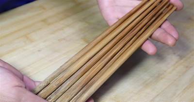 筷子只用清水洗，等于吃「霉菌」，99歲奶奶教我一招，筷子干凈又衛生