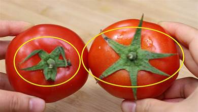 「激素」西紅柿不要買，菜農：注意看這4個位置，一眼辨就能辨出，再便宜也不要