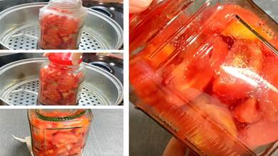 夏天腌西紅柿，教你一個簡單做法，一次腌十幾斤，明年冬天還能吃