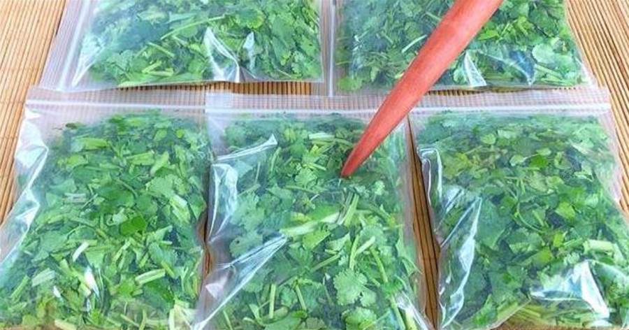 保存香菜真簡單，教您一招，放久也不發黃不爛葉，不怕多買了